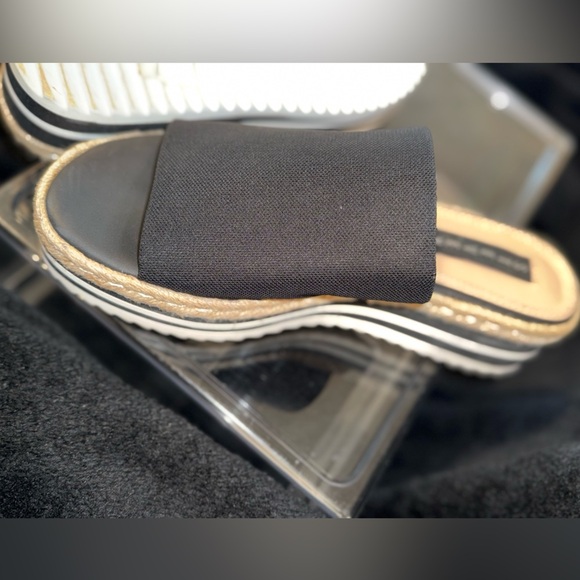 Seven7 Black Espadrille Platform Sandals - Picture 6 of 12